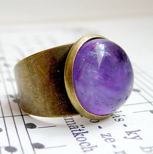Amethyst Classic / Prsteň s ametystom