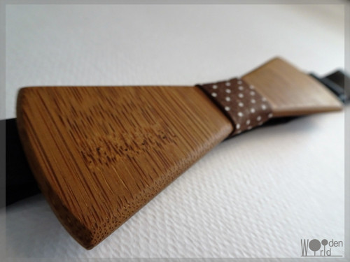 Dřevěný motýlek - Bamboo °°°°°° — foto 1