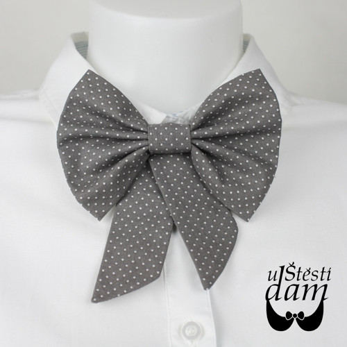 Mašle "Grey dots" — foto 1
