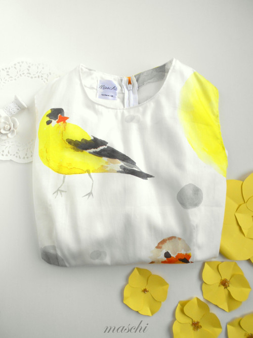Dámske šaty Bird song — foto 1