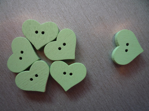 Světle Zelené Srdce