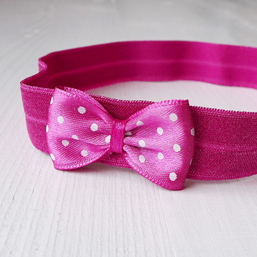 Čelenka pro newborn - puntíkatá minimašlička — foto 1