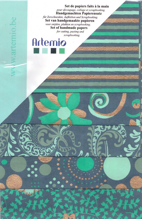 Indian paper - Blue- scrapbook — foto 1