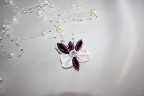 Kanzashi motýlek — foto 1