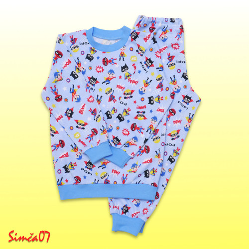 Pyžámko modré Super Boy v.98 — foto 1
