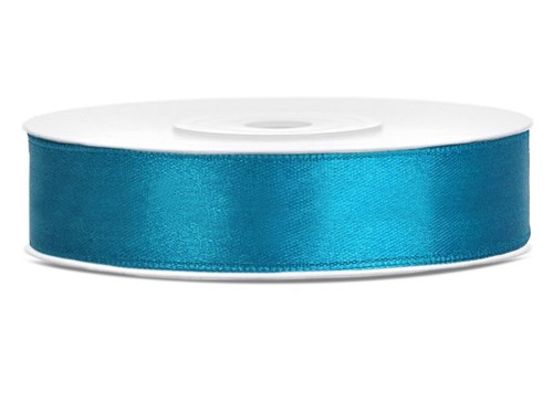 STUHA saténová 12 mm 25 m TYRKYSOVÁ