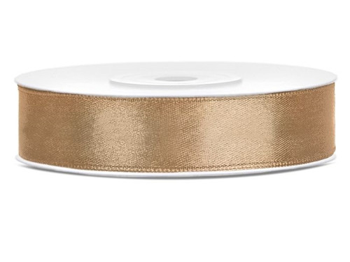 STUHA saténová 12 mm 25 m ZLATÁ