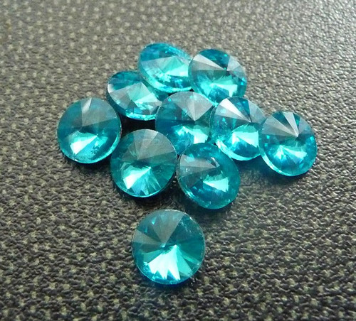 Rivoli 12mm - aqua 1ks — foto 1
