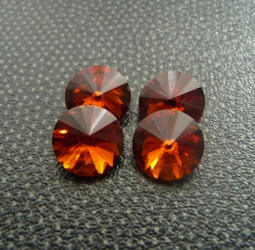 Rivoli 12mm - Crystal Volcano 1ks