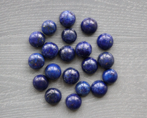 Lapis-lazuli kabošon 7mm — foto 1