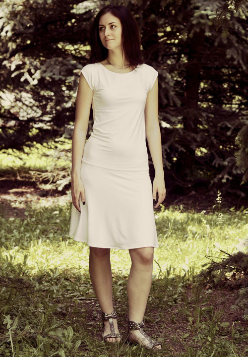 Modré šaty, vel. M — foto 1