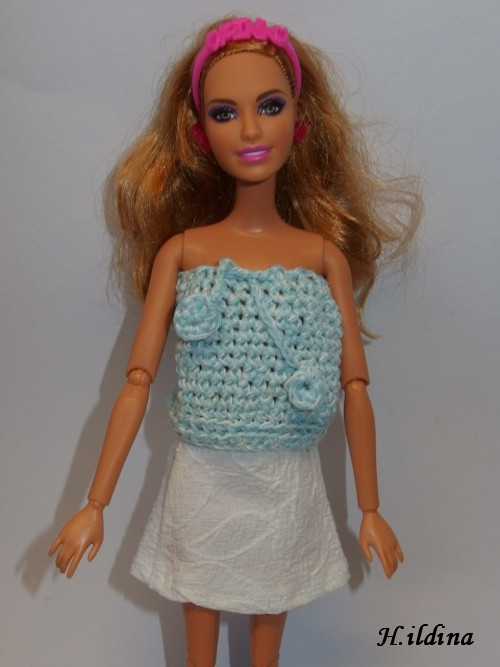 Tílko a sukně - komplet oblečení Barbie
