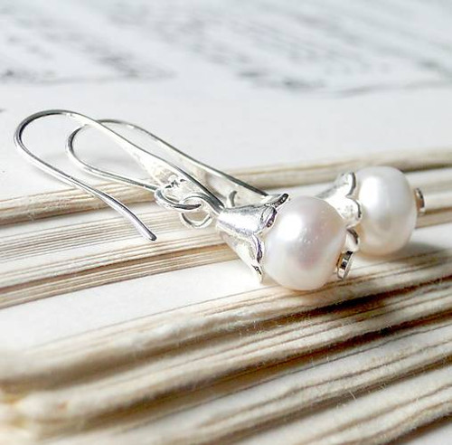 Freshwater Pearls & Silver 925 / Náušnice Ag925