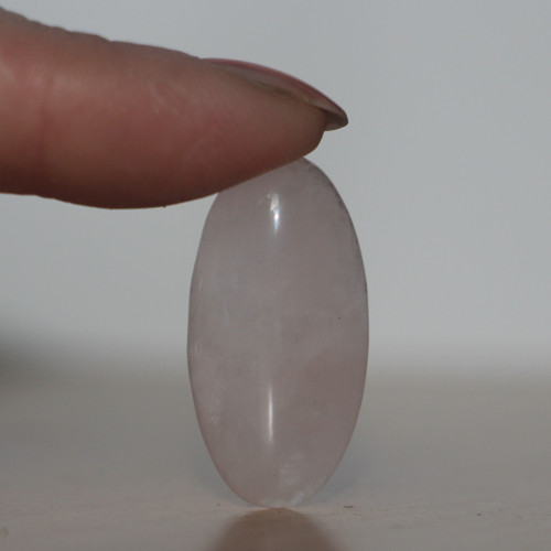 Přírodní, bílo průsvitný křemen 29x15x6 mm