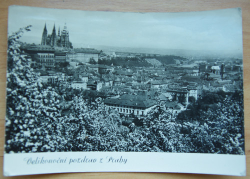 Velikonoční pozdrav z Prahy 1959