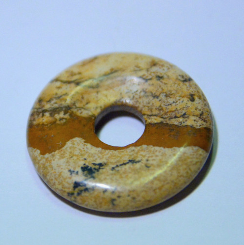 J212 Jaspis obrázkový - donut 30mm — foto 1