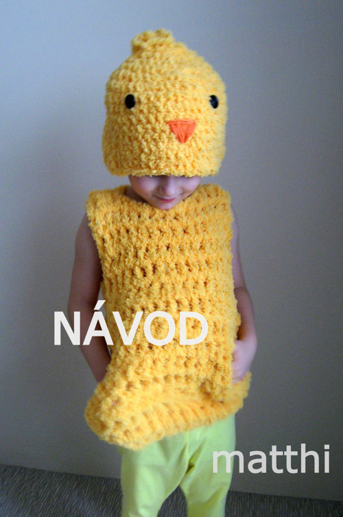 Kuřátko obleček - NÁVOD