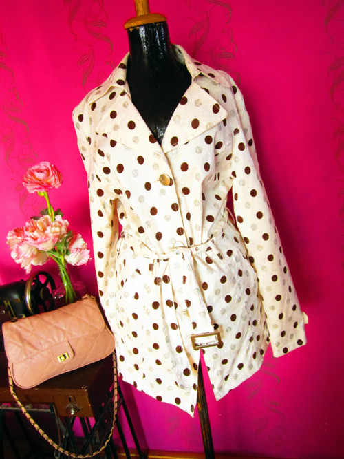 Kabátek jarní dots — foto 1