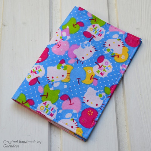 Obal na očkovací průkaz - Hello Kitty/modrá