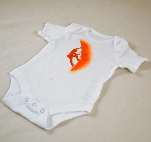 Dětské body s oranžovým horolezcem - SLEVA