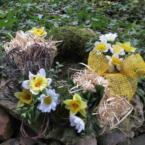 Věnec-Jarní s narcisy — foto 1