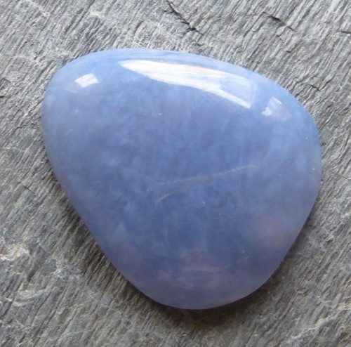 Modrý chalcedon Namibie, kabošon č. B1 — foto 1