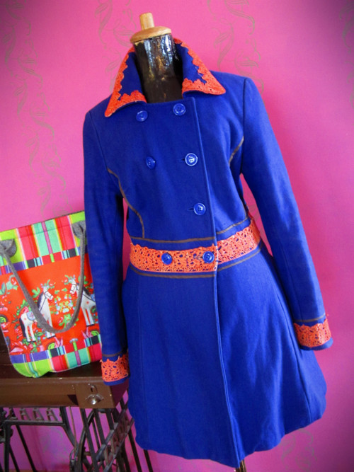 Vintage kabát soft folklore — foto 1