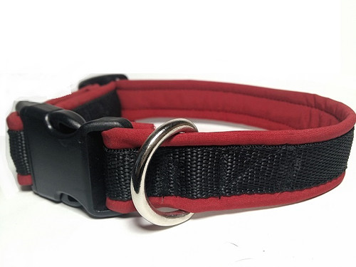 Obojek červený softshell — foto 1