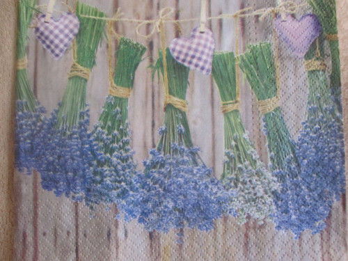 Ubrousek na decoupage Levandulová úroda — foto 1