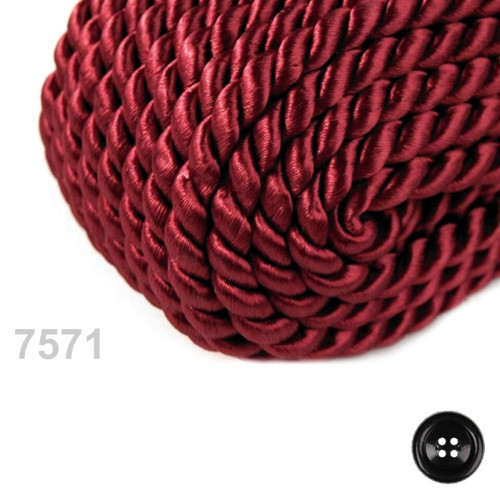 Šňůra kroucená pr.4mm (5m) - Rio Red