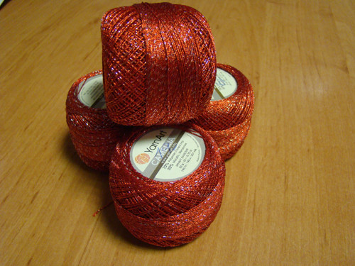 Yarn Art CAMELLIA červená — foto 1