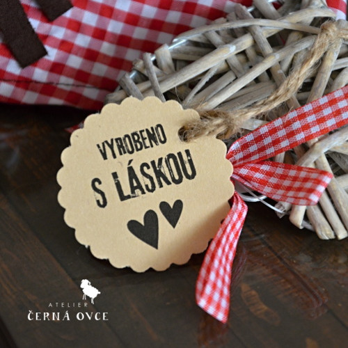 CEDULKA - vyrobeno s láskou