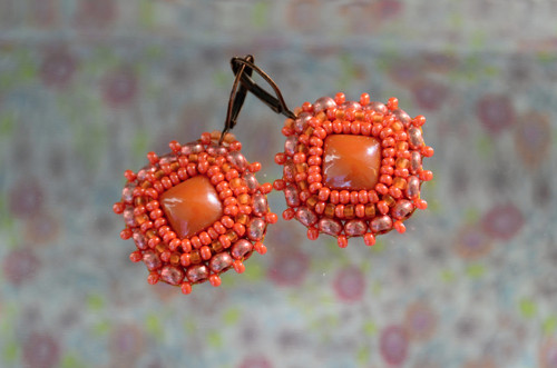Náušnice "Tangerine" — foto 1