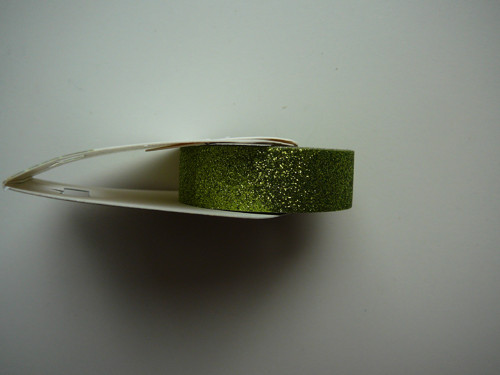 Glitrová papírová páska 1,5 cm x 5 m