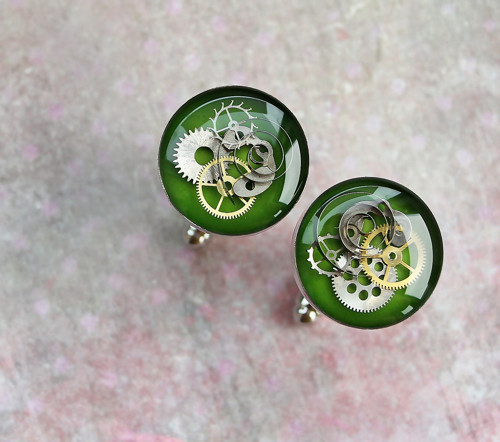 Manžetové knoflíčky /green/ — foto 1