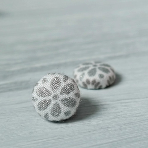 Náušnice buttonky — foto 1