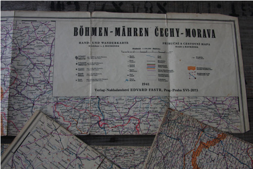 Velká válečná mapa Čechy-Morava (1941) — foto 1