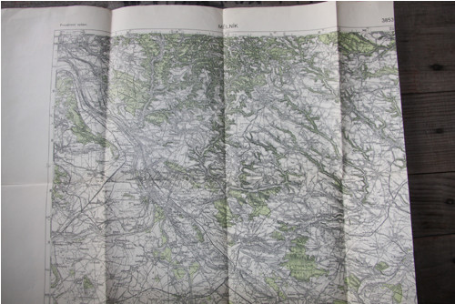Mělník - velká topografická mapa (3853) — foto 1