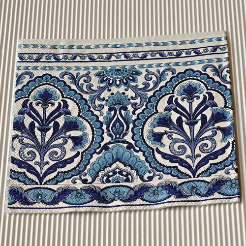Ubrousek - Modrý ornament — foto 1