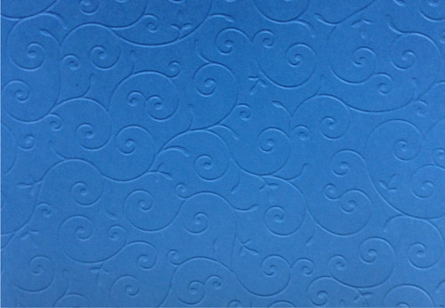Embosovany modry Azure Blue 270 gsm