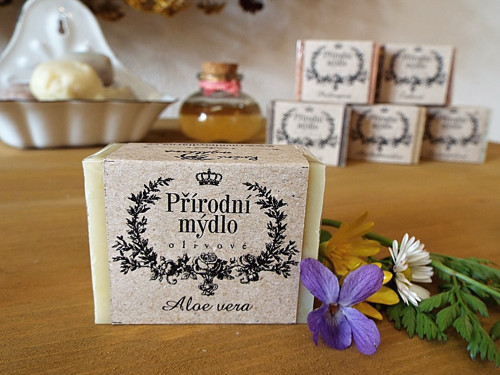 Olivové mýdlo s aloe vera 50g