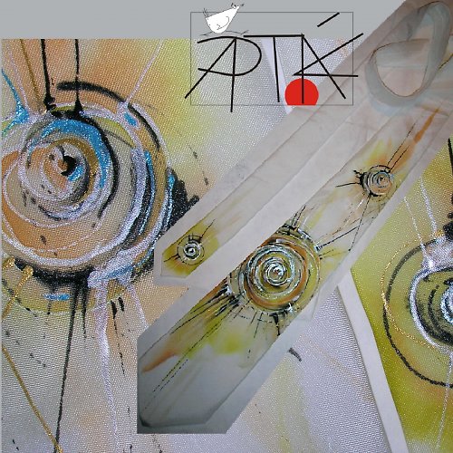 Hedvábná kravata, "Astro" — foto 1
