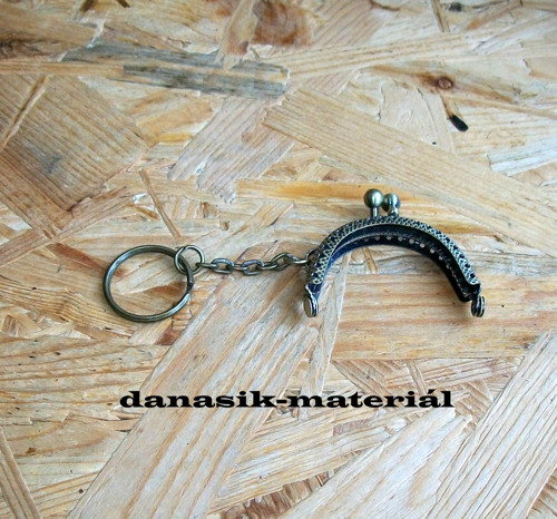 RÁMEČEK NA KLÍČENKU BRONZOVÝ - 5 cm — foto 1