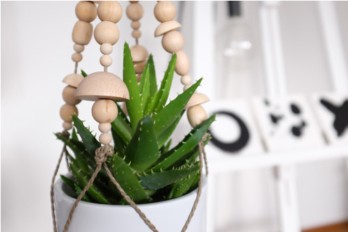 Macramé beads - závěs na květiny — foto 1