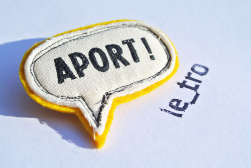 APORT! pejskařská brož — foto 1