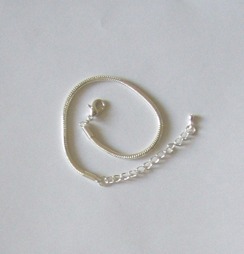Kovový hadí řetízek - náramek 20 cm / 2,5 mm