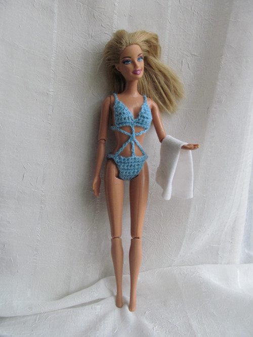 Světle modré plavky pro Barbie — foto 1