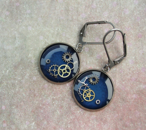 Earings /darkblue/ — foto 1
