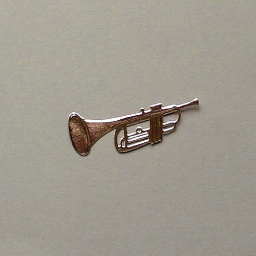 Výsek - Trumpeta (stříbrná lesklá)