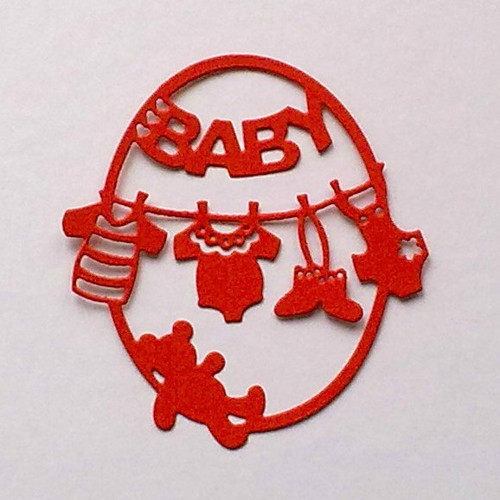 Výsek - Baby oblečení na šňůře s medvídk